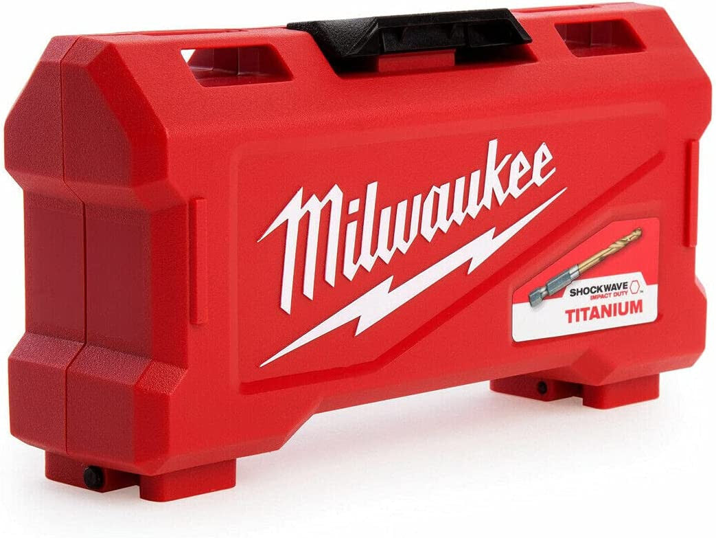 Estuche 10 brocas SHOCKWAVE™ HSS-G TIN RED HEX Milwaukee - 3