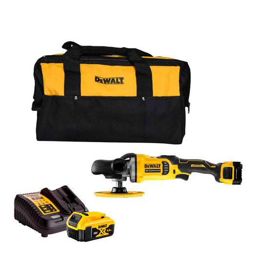 Polierer 18V Max 180mm mit 2 Batterien 5Ah Dewalt DCM849P2
