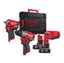 Powerpack M12 Taladro + Llave de impacto + 2bat + cargador Milwaukee con maletín M12 FPP2H2-402X - 1