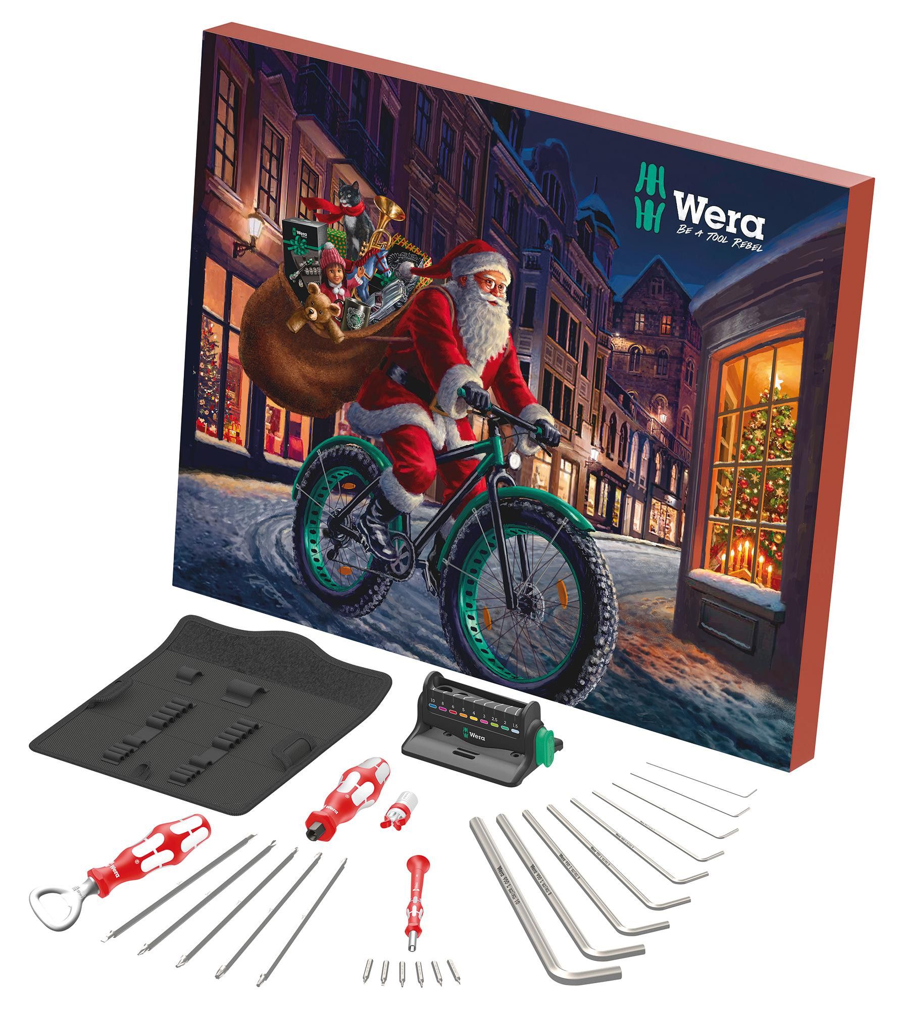 rennrad adventskalender 2023 Adventskalender 2023 – Wera 28-teiliges Handwerkzeug-Set – Brikum