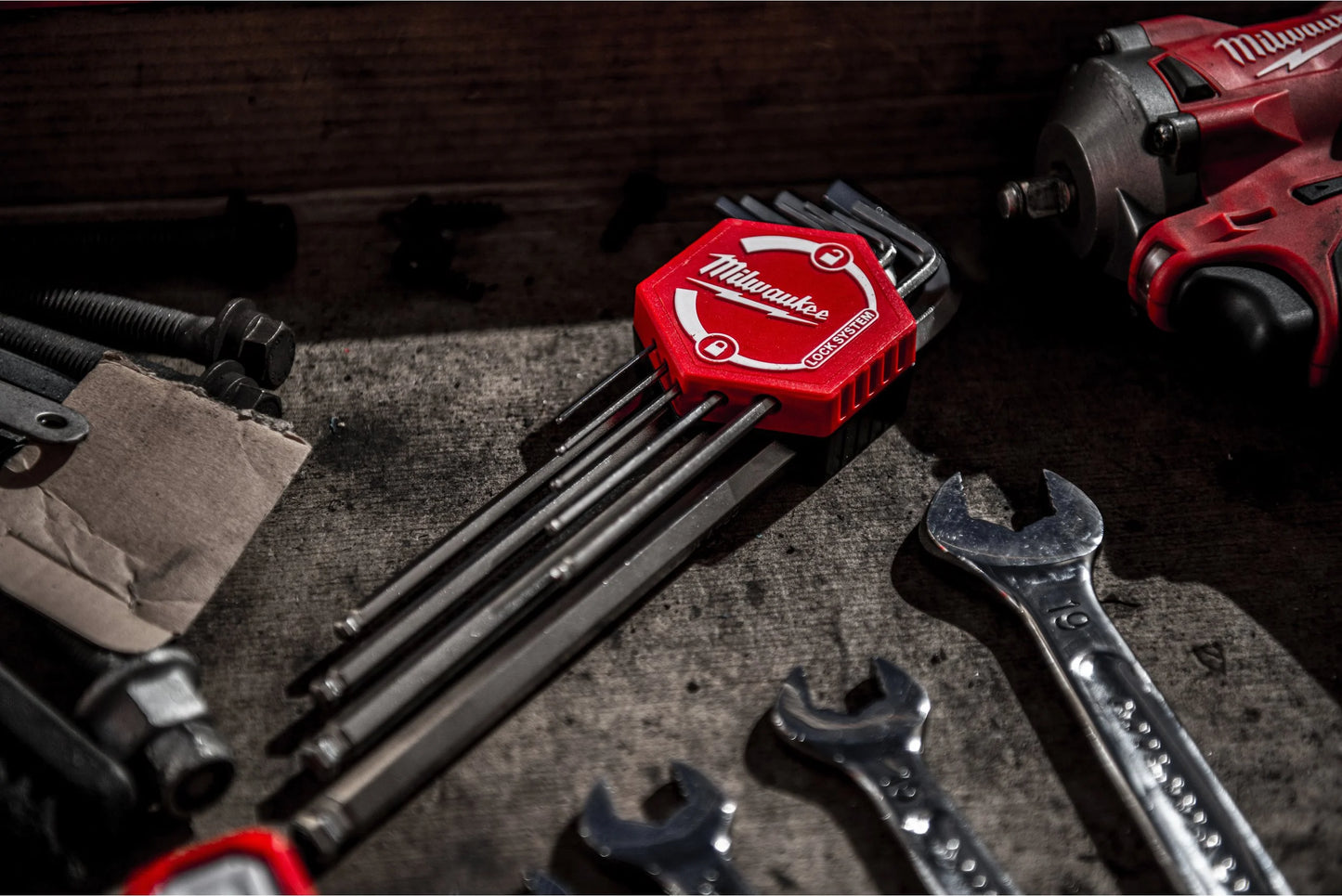 9-teiliges Milwaukee-Inbusschlüsselset mit Kugel