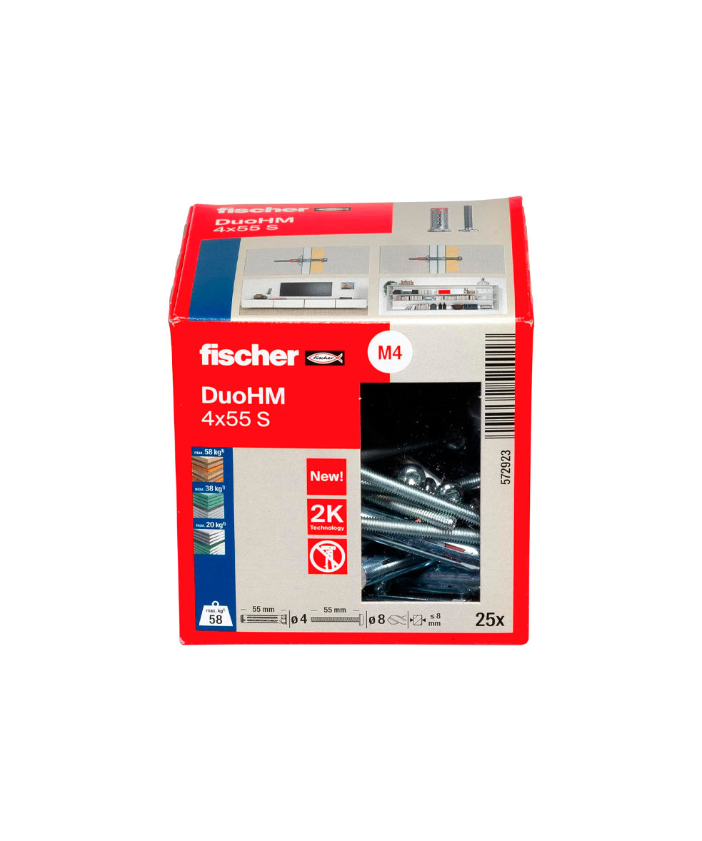 DuoHM S TX Fischer Dübelbox 25 Stück