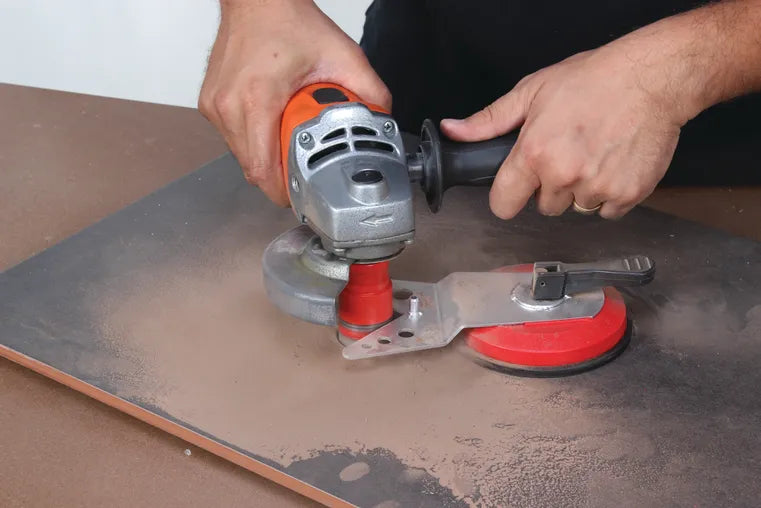 Set mit 4 Diamantbohrern + Multidrill-Führung DRYGRES Rubi
