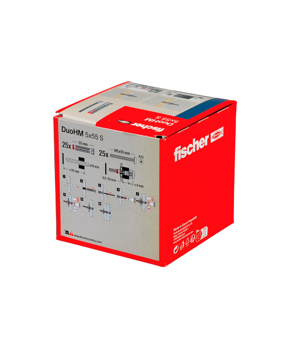 DuoHM S TX Fischer Dübelbox 25 Stück