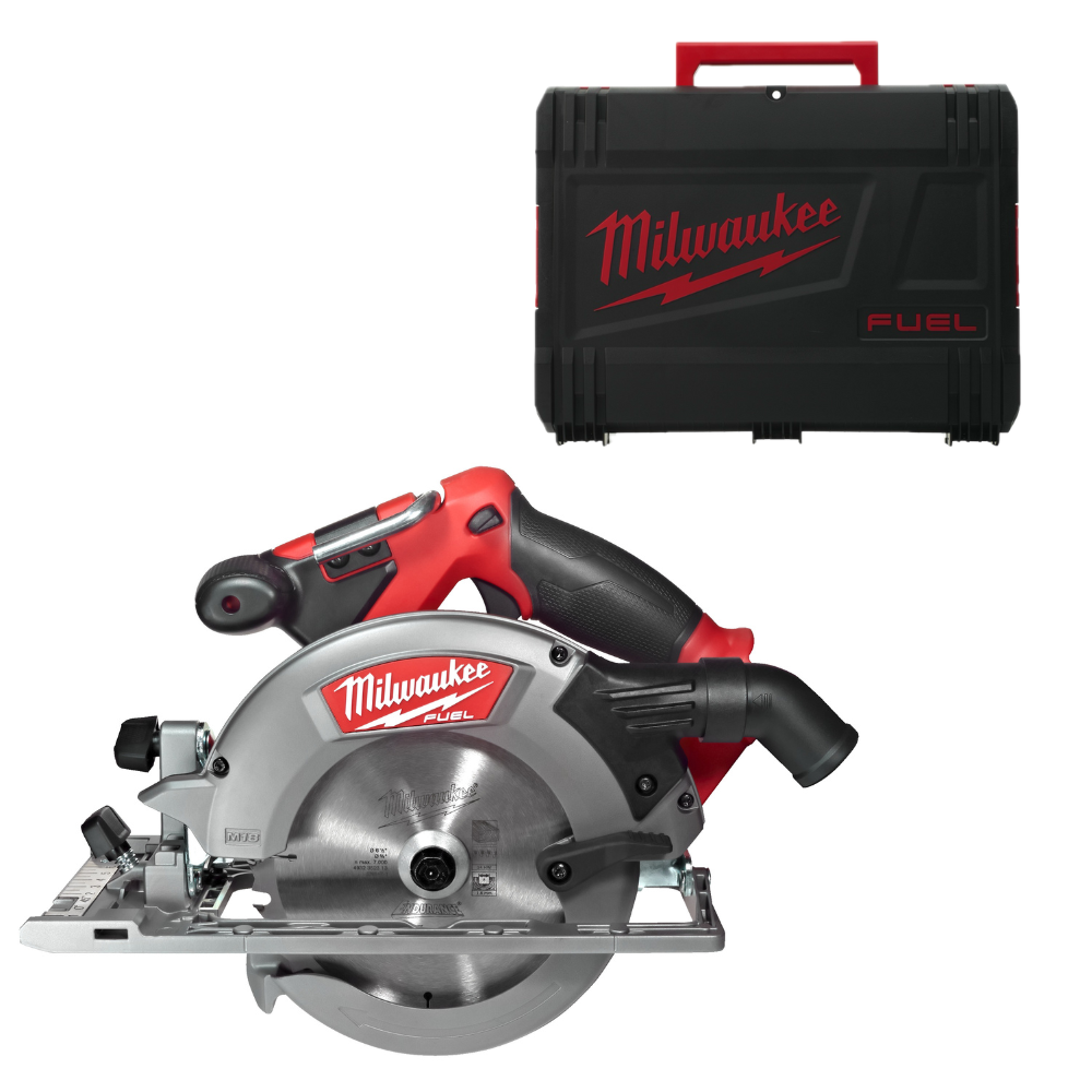 Sierra Circular para madera y plástico M18 FUEL 55mm con maletín Milwaukee M18 CCS55-0X