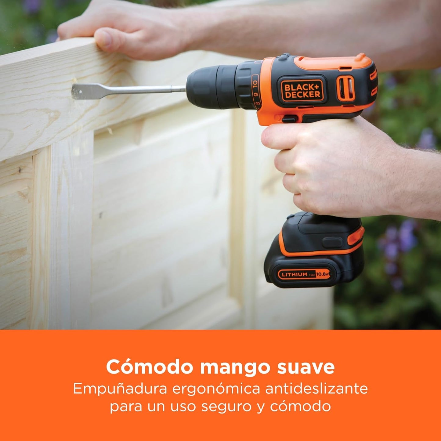 Black+Decker BDCDD12 10,8V 26Nm Akku-Bohrschrauber