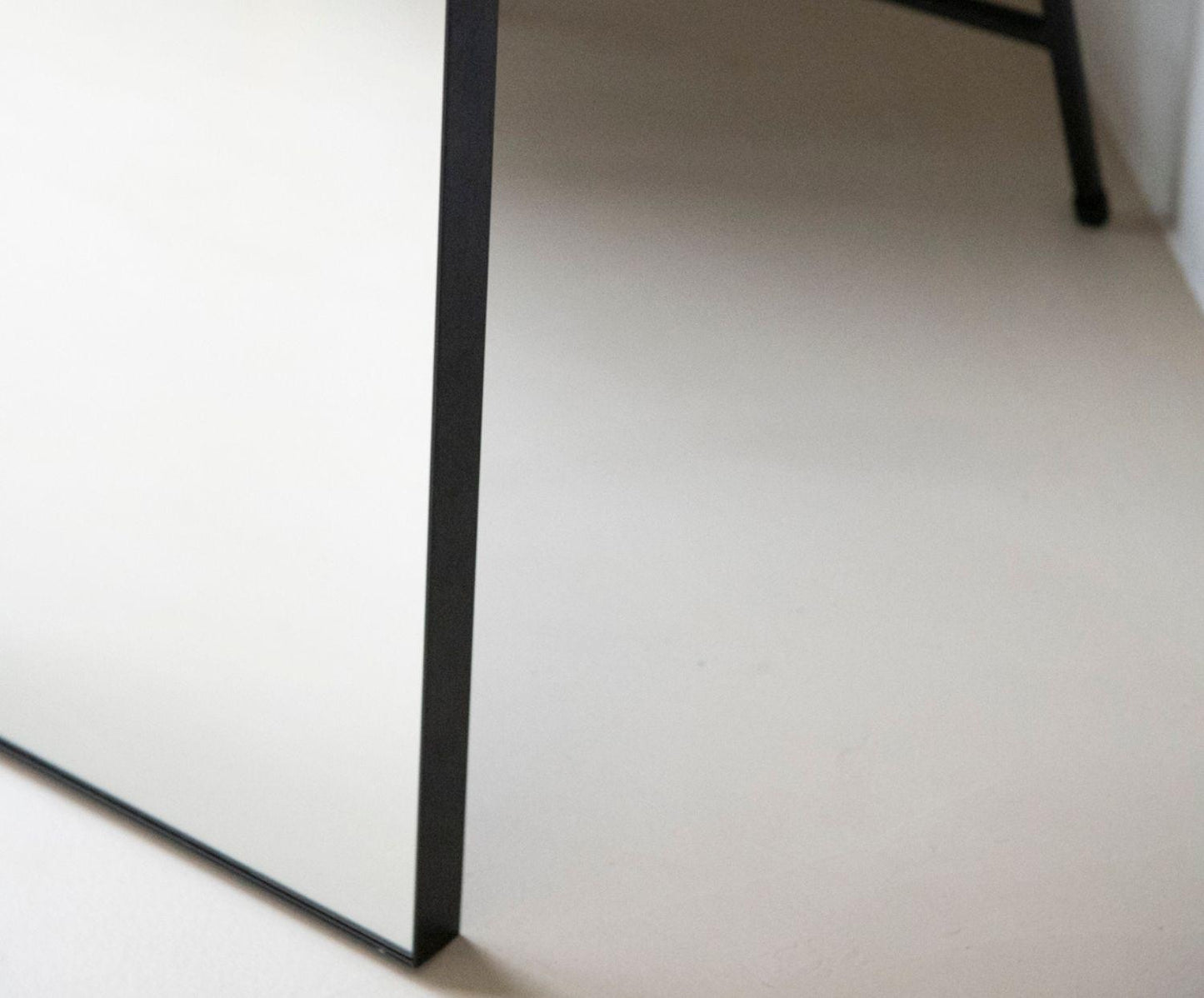 Standspiegel Aluminium Schwarz 40x160cm Andrea House