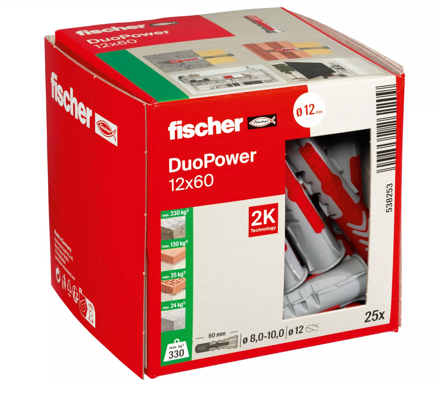 Fischer DuoPower 6-12 mm Queue Box