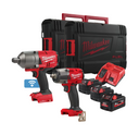 Powerpack Schlagschrauber + 3 Akkus + Ladegerät + 2 Koffer Milwaukee M18 FPP2AS-553X