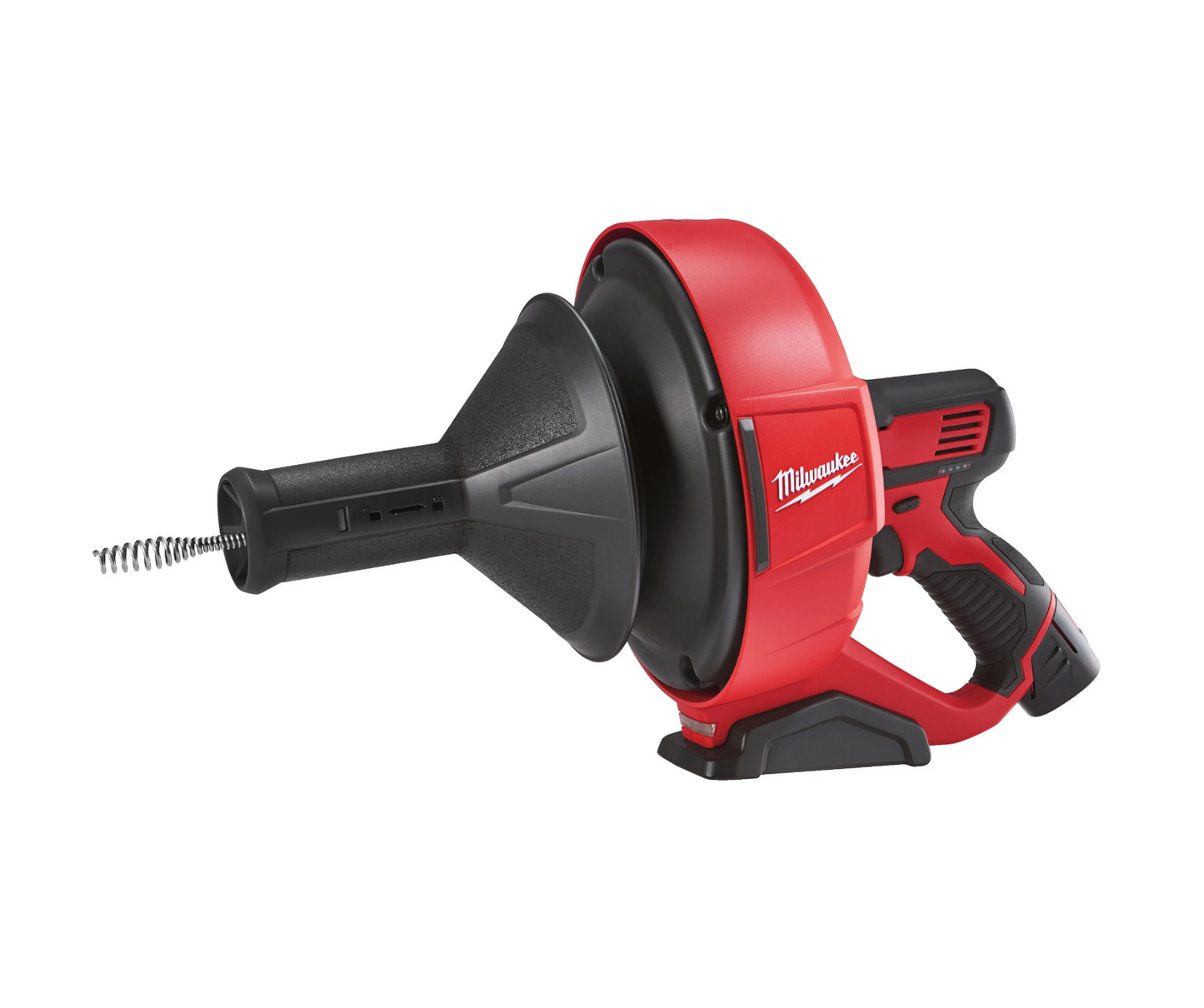 8mm Spulenstößel + 2bat 2Ah + Ladegerät + Milwaukee M12 BDC8-202C Transportschaufel