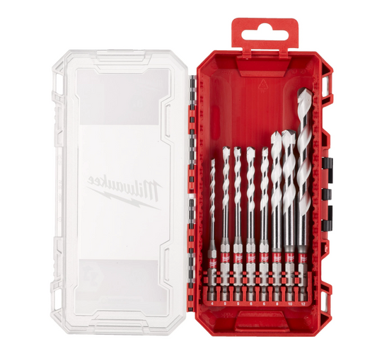 Estuche Brocas Multimaterial 8pcs 2ª Generación Milwaukee