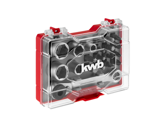 Juego de 20 puntas de atornillar y vasos de impacto KWB 49118584