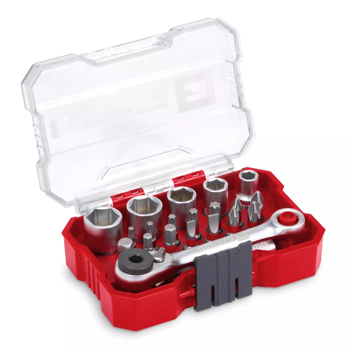 Einhell XS-CASE 21-teiliger LS-Bit- und Steckschlüsselsatz 49118683