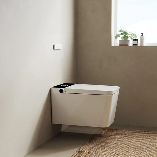 Mizubath Japanische Toilette mit intelligenter Reinigung Mizubath Island Wandhängend