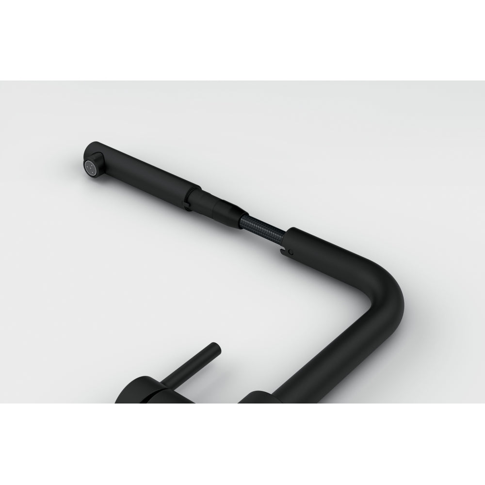 Grifo de cocina extraíble Lina L Pull Out Negro Mate Franke 115.0712.435