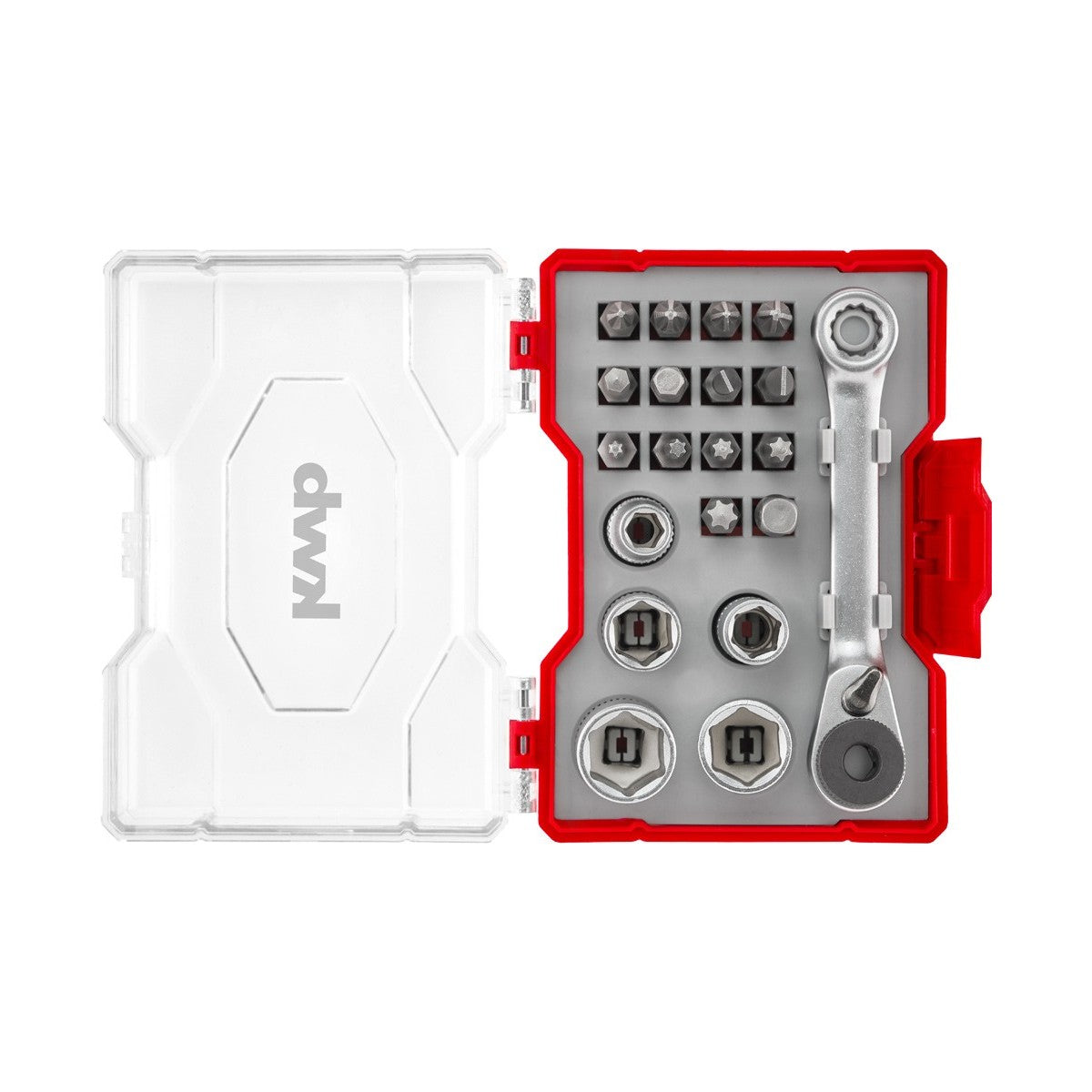 Einhell XS-CASE 21-teiliger LS-Bit- und Steckschlüsselsatz 49118683