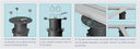 Caja 100 ud Clip para Rastrel Aluminio Peygran PEYGRAN - 3
