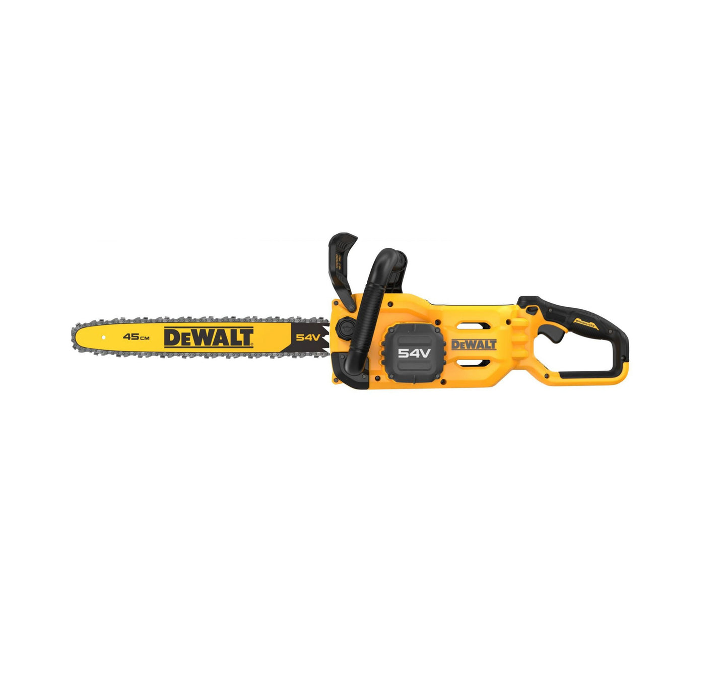 45-cm-Kettensäge + Flexvolt 9Ah-Akku + Dewalt DCMCS574X1-Ladegerät