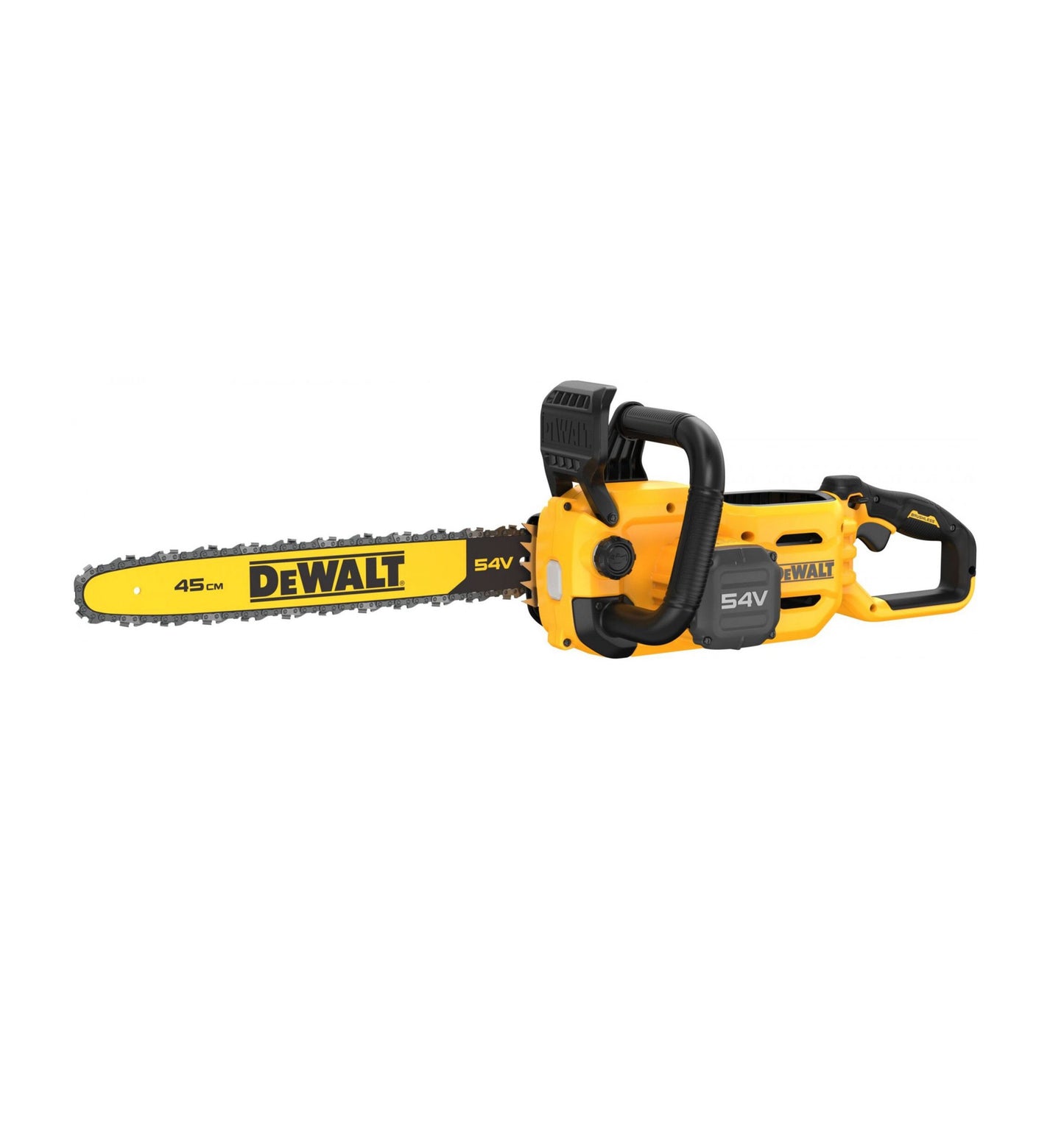 45-cm-Kettensäge + Flexvolt 9Ah-Akku + Dewalt DCMCS574X1-Ladegerät