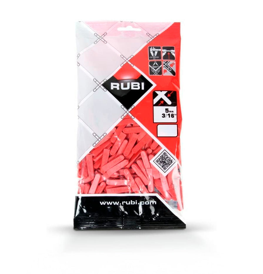 Fliesenkeile 5 mm Beutel 500 Stück. Rubin