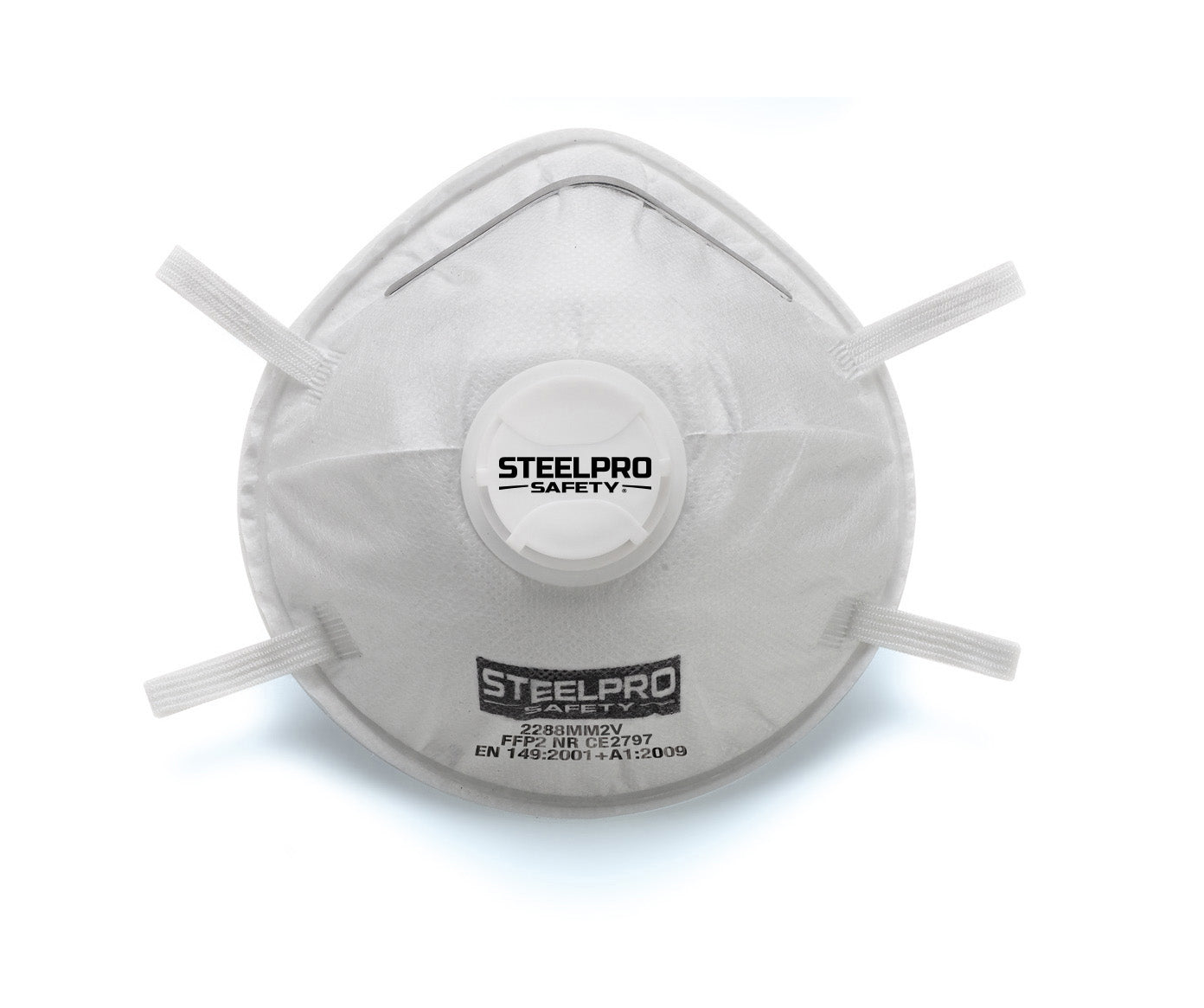 Einweg-FFP2-Atemschutzmaske mit Ausatemventil STEELPRO Marca 2288MM2VBL