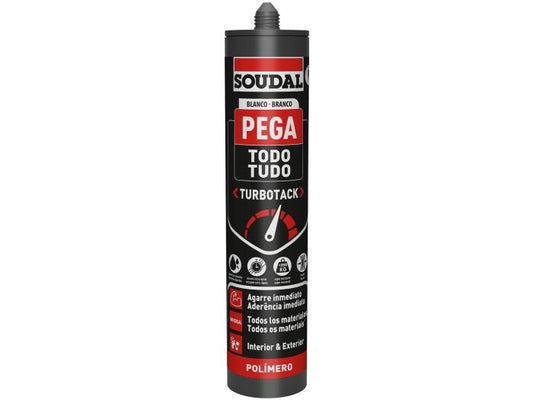 Turbotack Weiß 290ml Soudal Glue Everything Klebepatrone