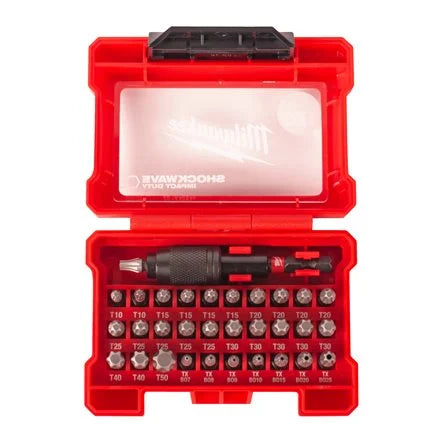 32-teiliger SHOCKWAVE Impact Duty Bit Koffer von Milwaukee