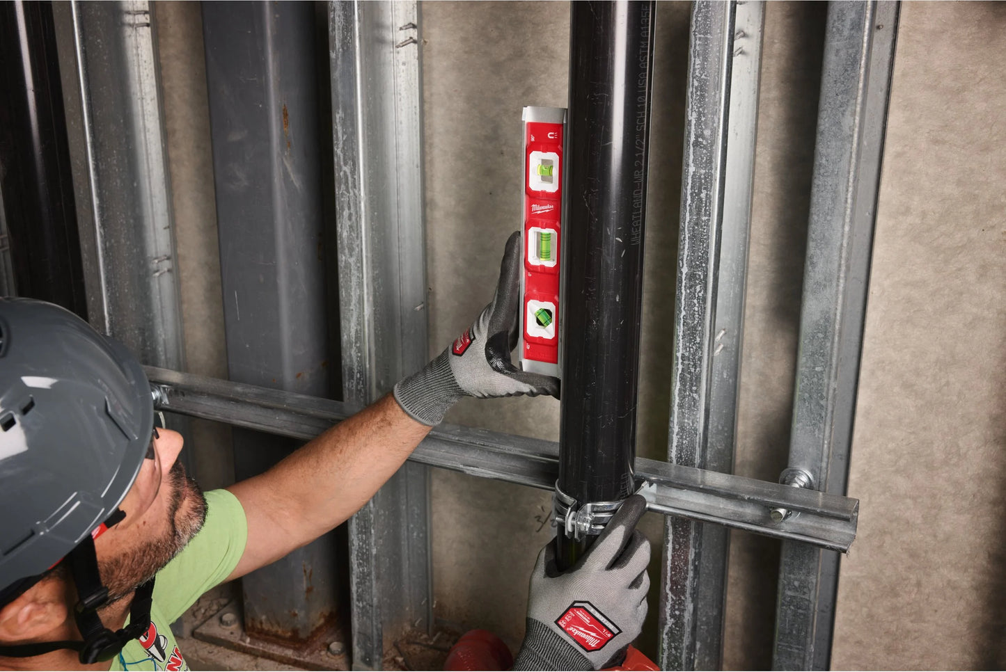 Torpedowasserwaage mit 3 Libellen, 25 cm, Milwaukee