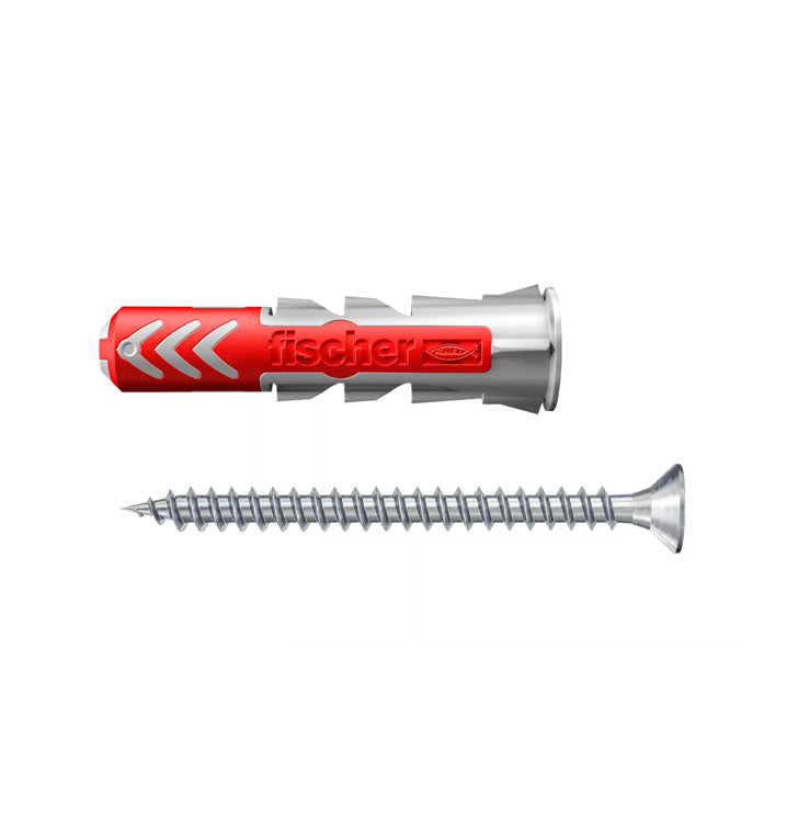 Duopower-Dübelset 8x40S + Fischer-Schrauben 50 Stück