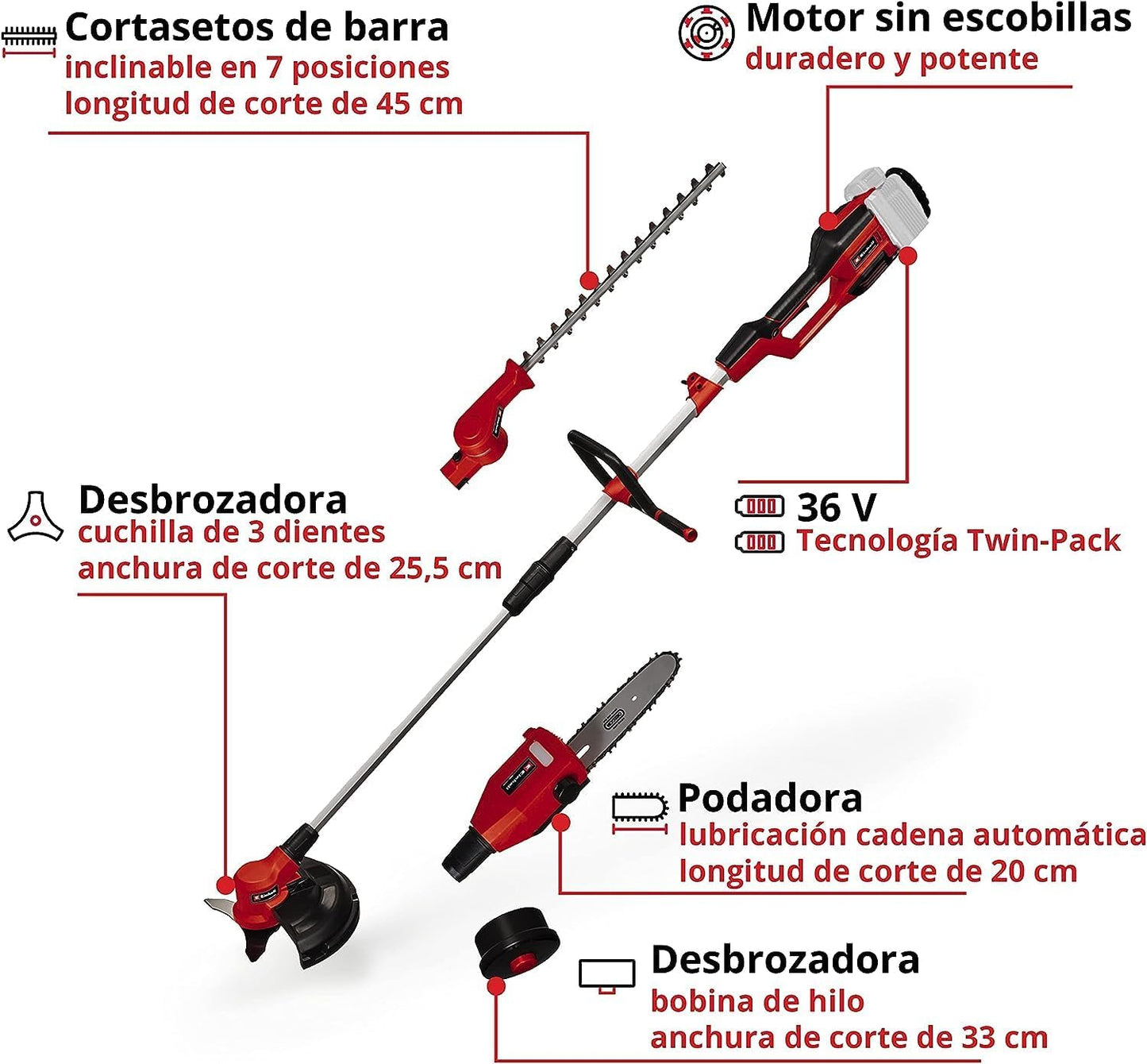 GE-LM 26/4in1 Li-Solo Einhell Akku-MultiTool GE-LM 26/4in1 Li-Solo