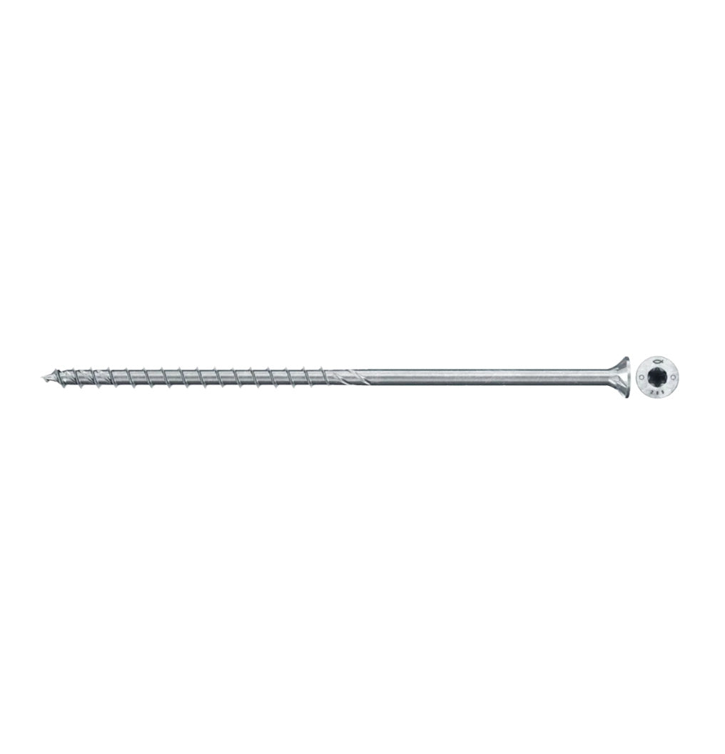 Schachtel mit 50 Stück PowerFast FPF II CTP-Holzschrauben mit Sternsenkung (TX) und Fischer-Teilgewinde