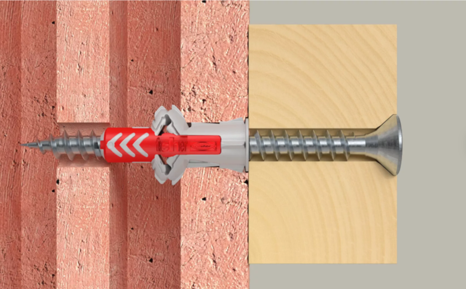 Duopower-Dübelset 8x40S + Fischer-Schrauben 50 Stück