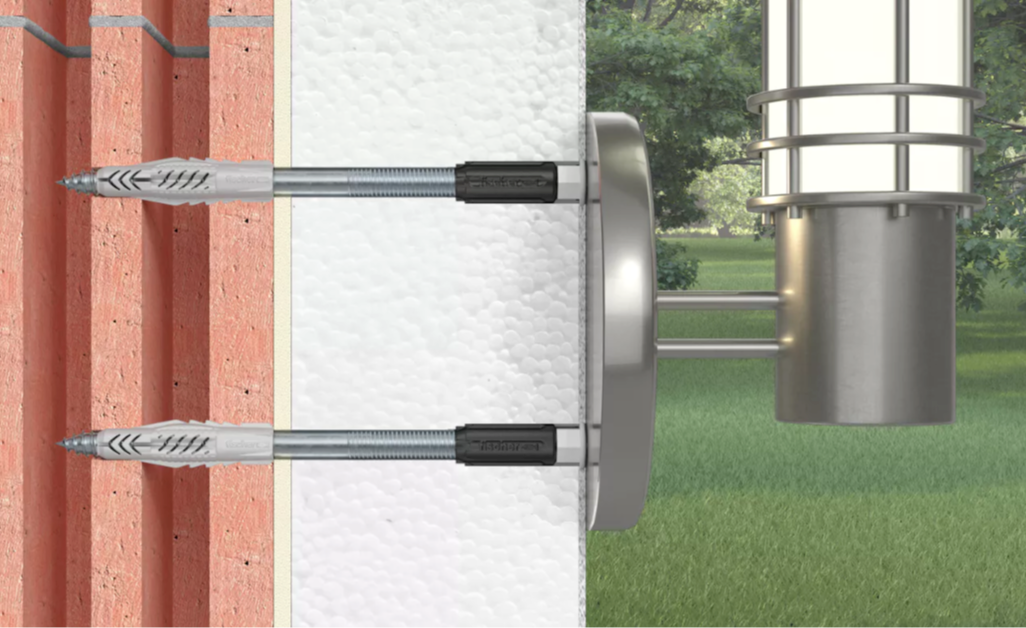 Packung mit 2 Stück TherMax 8/100 M6 Fischer-Befestigungsdübel für Fassaden mit Wärmedämmung