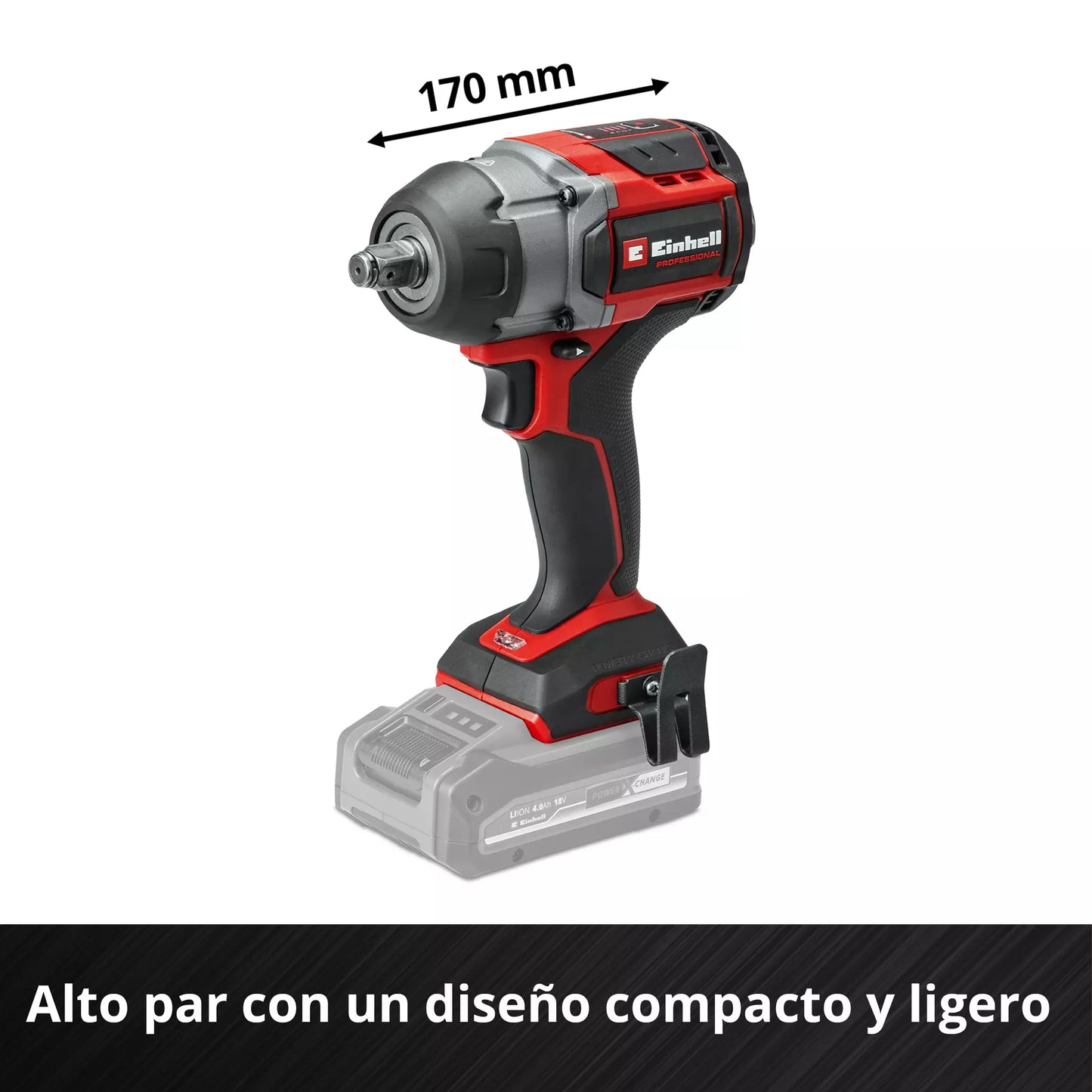 1/2-Zoll-Schlagschrauber 18 V, 750 Nm, TP-CW 18/750-C Li BL – Nur Einhell