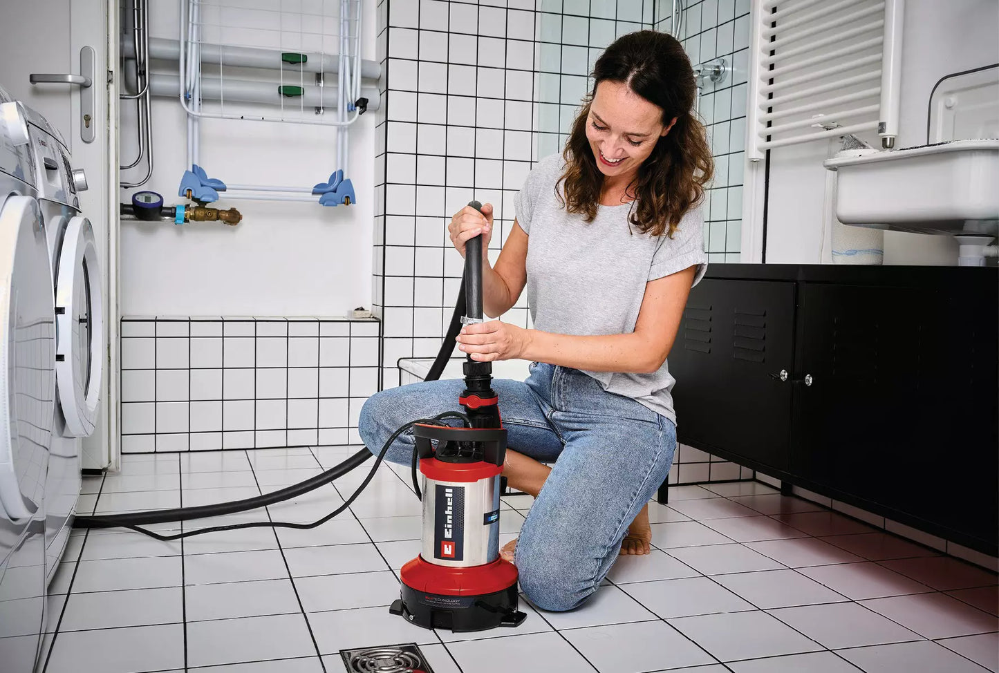 Einhell GE-DP 7535 N LL ECO 750W 18.500l/h Schmutz- und Reinwasserpumpe GE-DP 7535 N LL ECO