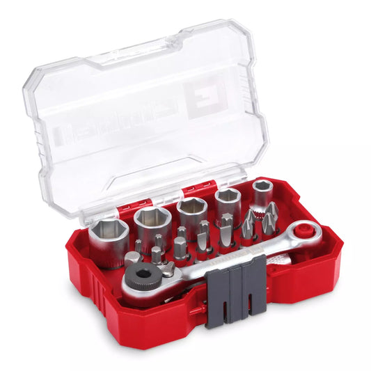 Einhell XS-CASE 21-teiliger LS-Bit- und Steckschlüsselsatz 49118683