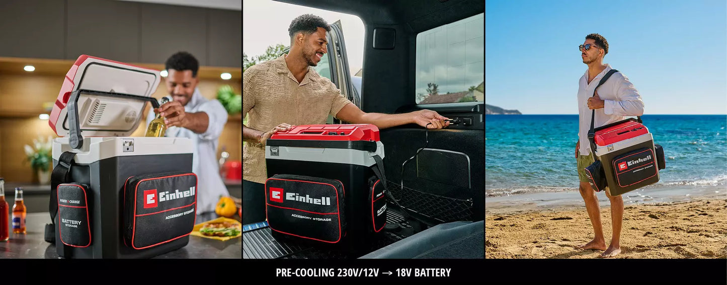 Nevera portátil a batería 18V TE-COL 18/27 Einhell