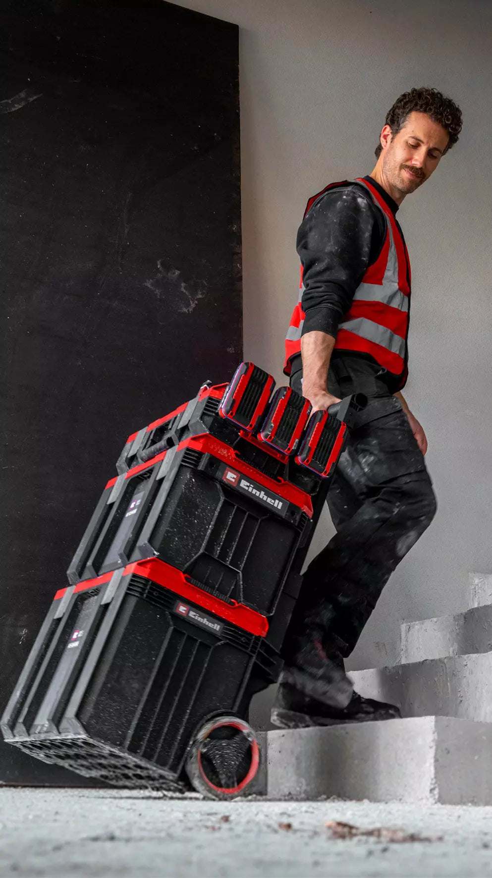 Einhell E-Case Rolling Workshop Sealed Wheeled Case System