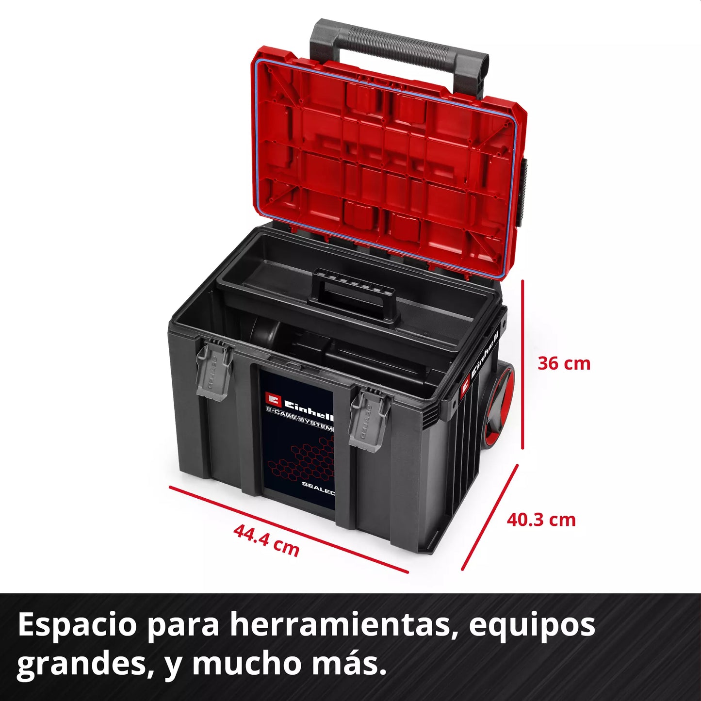 Einhell E-Case Rolling Workshop Sealed Wheeled Case System