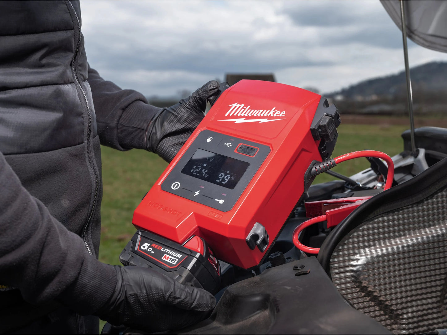 Starthilfe für Fahrzeuge M18 2.000 A Milwaukee