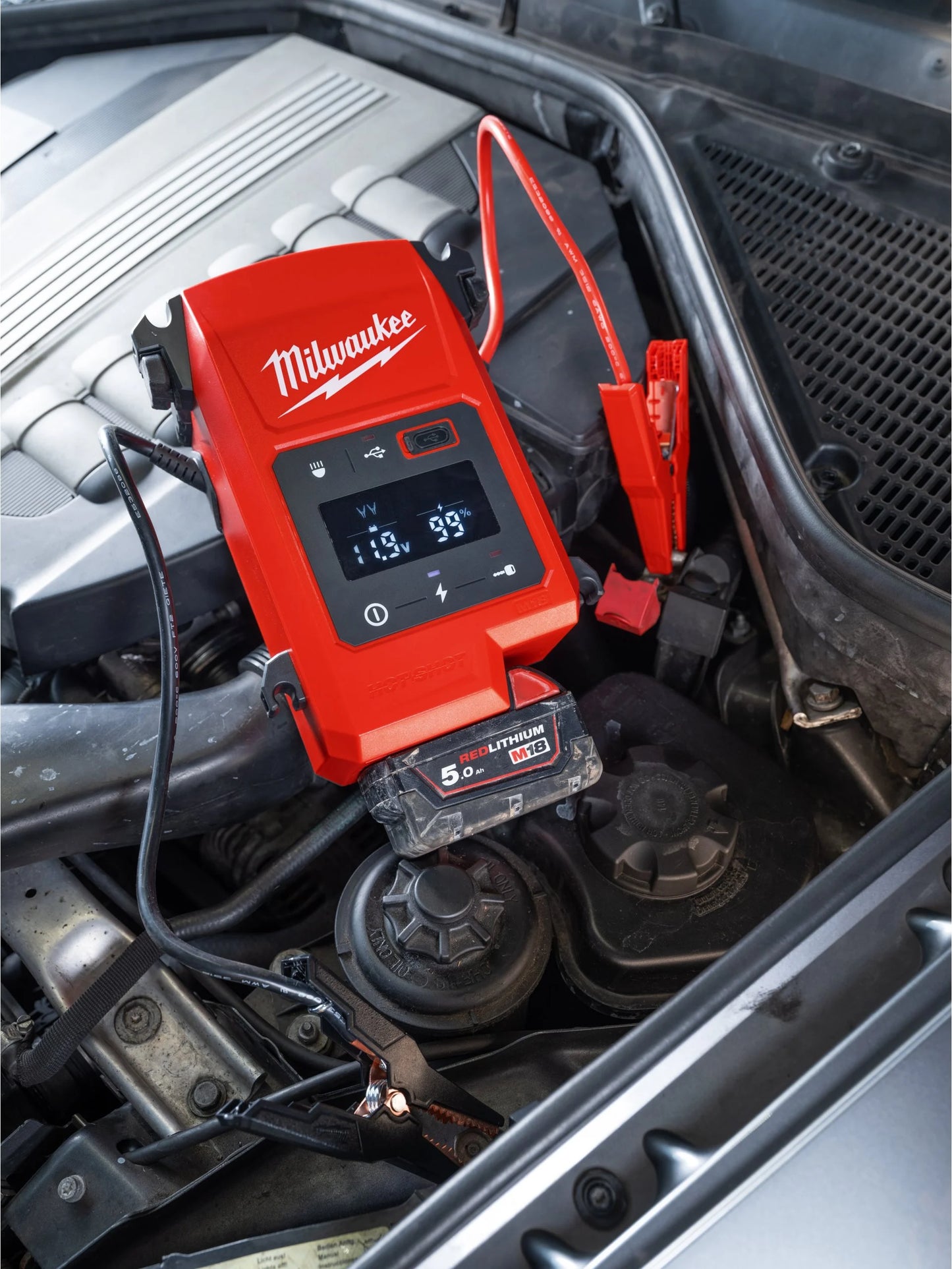 Starthilfe für Fahrzeuge M18 2.000 A Milwaukee