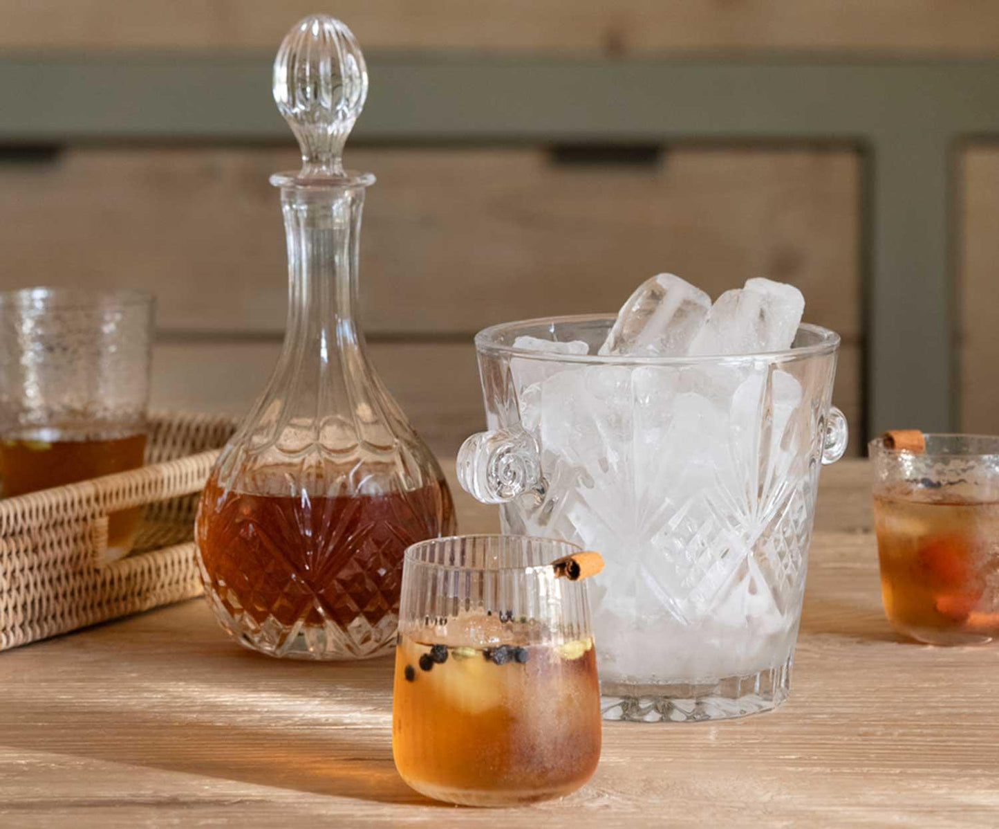 Vintage-Likörflasche aus Glas, 850 ml, Andrea House