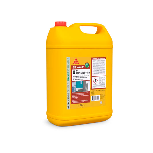 Acrylharz zur Behandlung von Gips SikaWall-05 Primer Gips 5 kg Sika