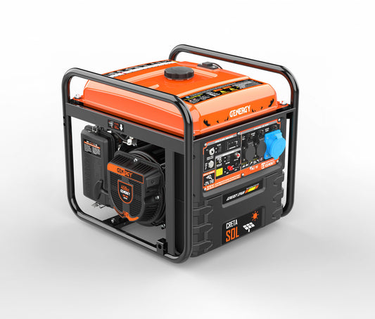 Wechselrichtergenerator 7500 W 230 V 459 cm³ 4-Takt CRETA SOL Genergy