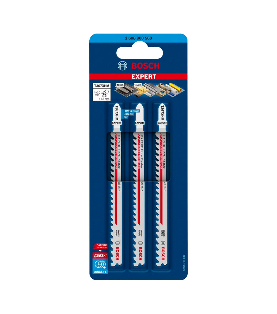 Stichsägeblatt Expert Multi Material 132 mm T 367 XHM, 3er-Pack, Bosch
