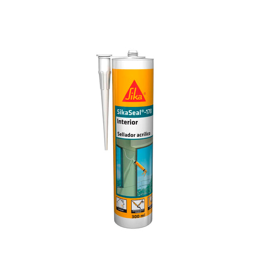 Acryl-Dichtstoffkartusche Weiß SikaSeal-178 Interior 300ml Sika